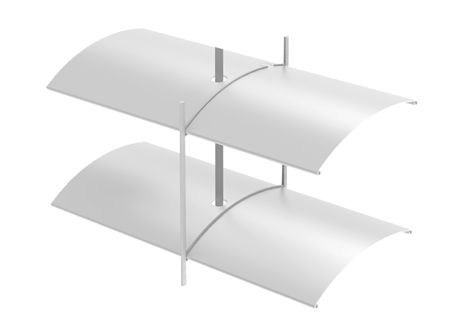 Raffstore C80 mit Seilführung