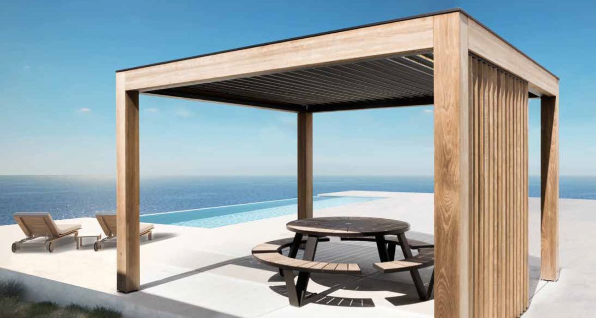 Carpentier Wood-Roof Holz Lamellendach