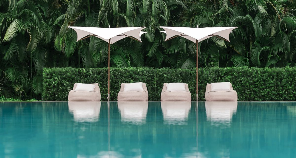 Frimey architektonische Sonnenschirme