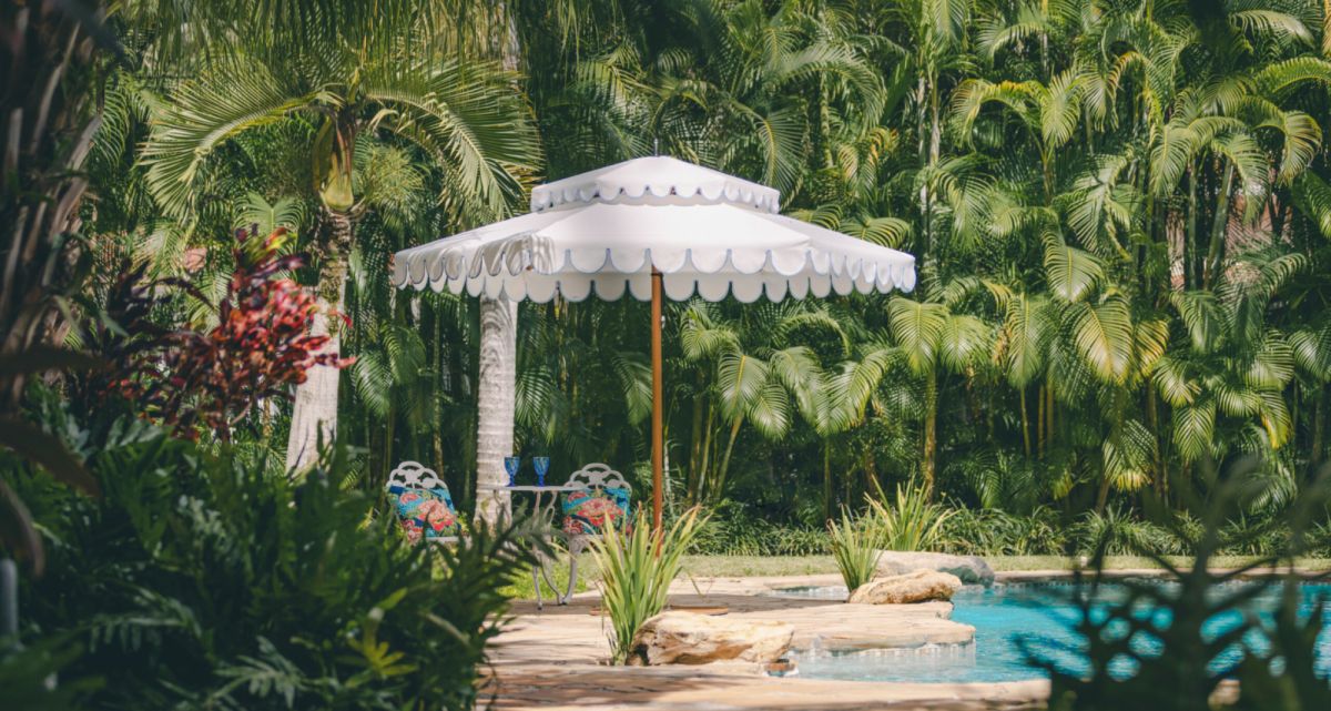 Frimey architektonischer Sonnenschirm Retro