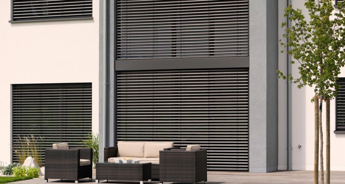 Frimey Basis Raffstore mit Sichtblende