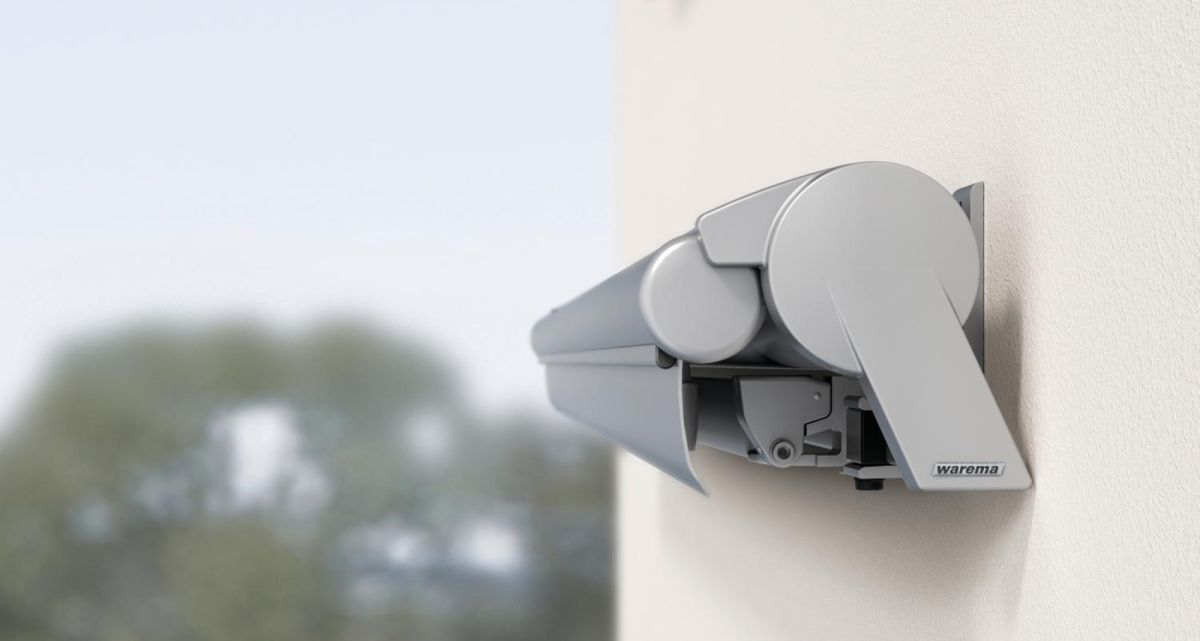 Frimey Halbkassettenmarkise Hauswand