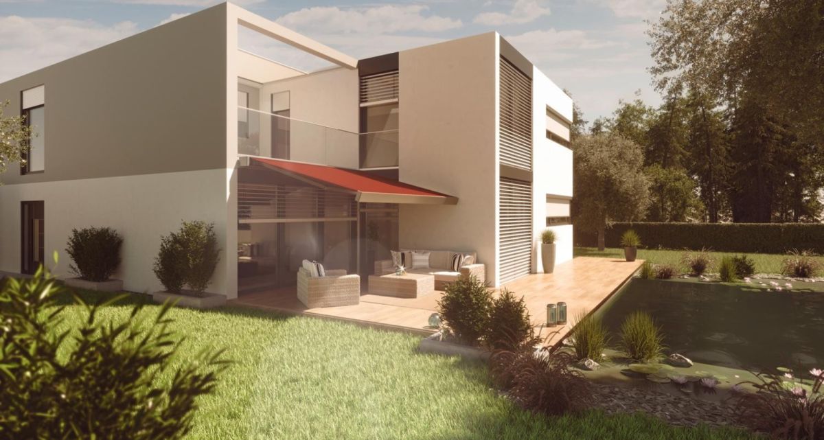 Frimey Kassettenmarkise Haus