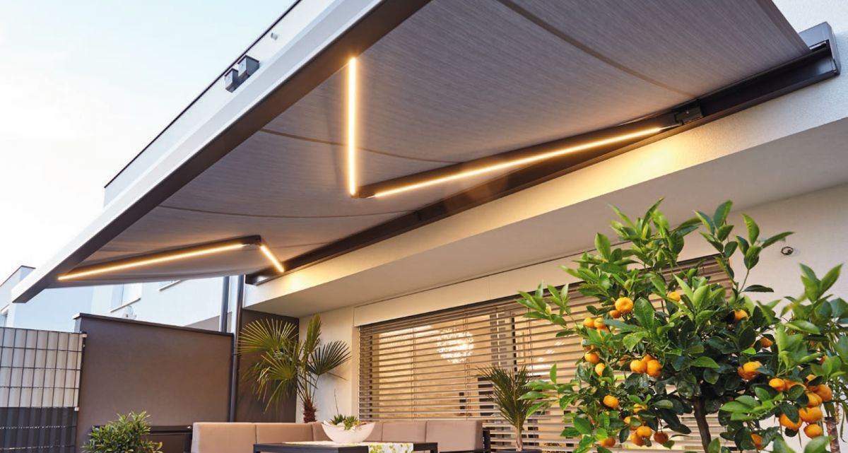 Frimey Kassettenmarkise LED Beleuchtung