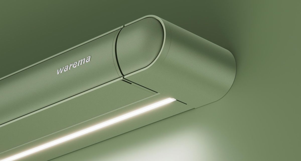 Frimey Kassettenmarkise Warema pastell