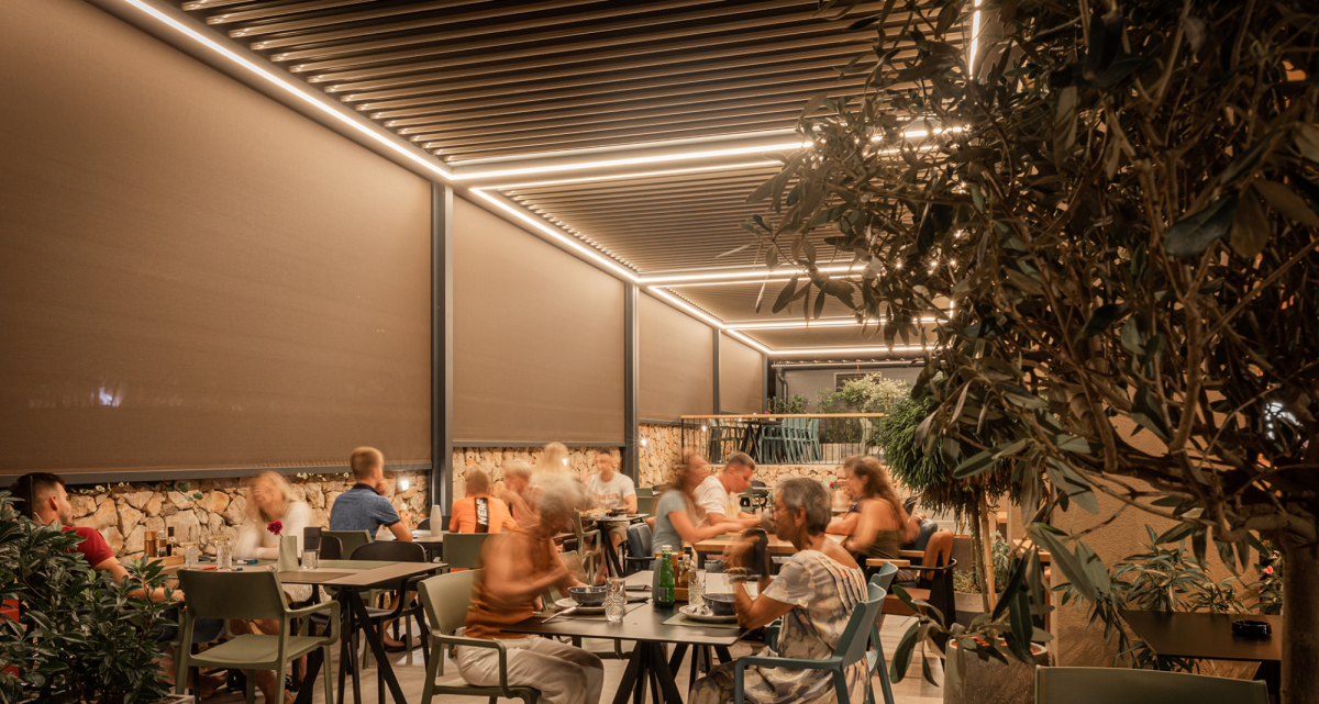 Frimey Restaurant Lamellendach