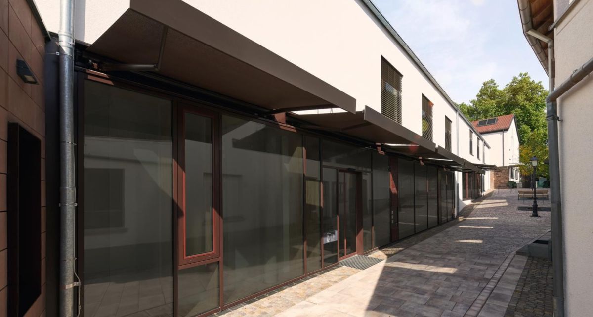 Frimey Ladengschäft Markisen