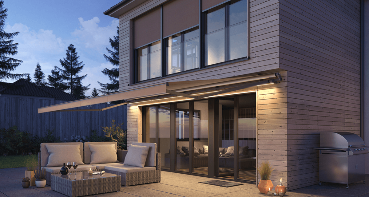 Frimey offene Gelenkarmmarkise