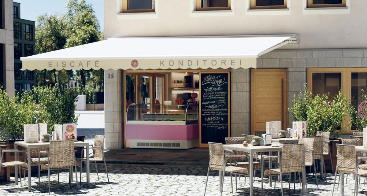 Frimey offene Gelenkarmmarkise