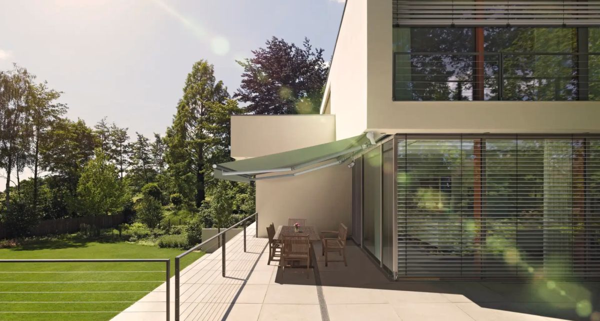 Frimey offene Gelenkarmmarkise