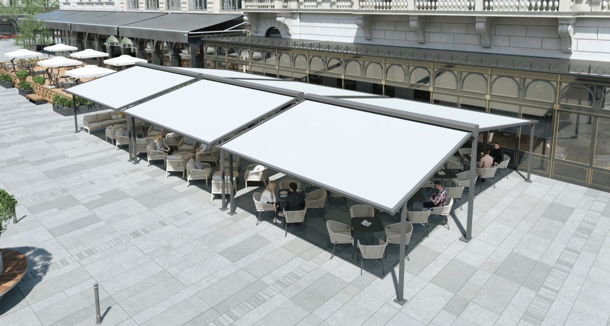 Frimey Restaurant Markisendach