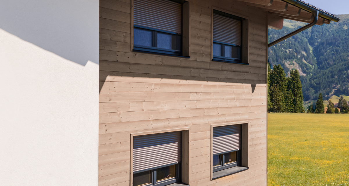 Frimey Rollladen Holzhaus