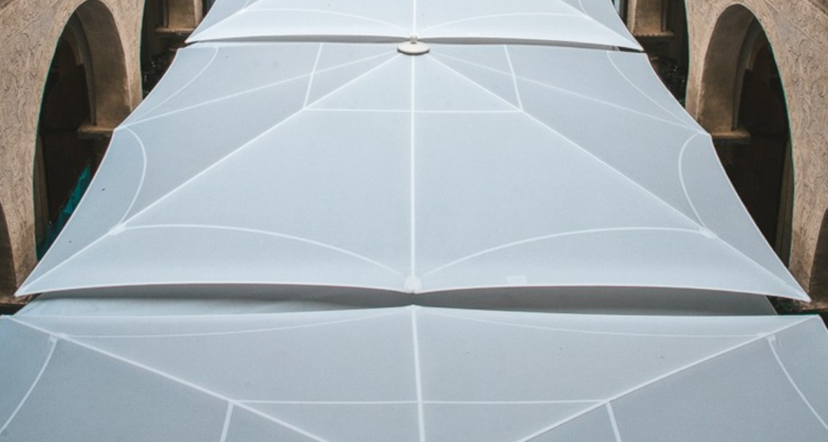 Frimey Mittelmastschirm Stoff