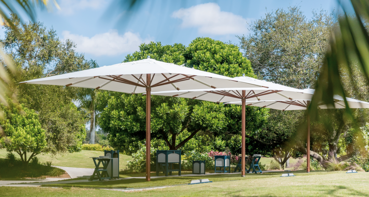 Frimey Sonnenschirm Golfplatz