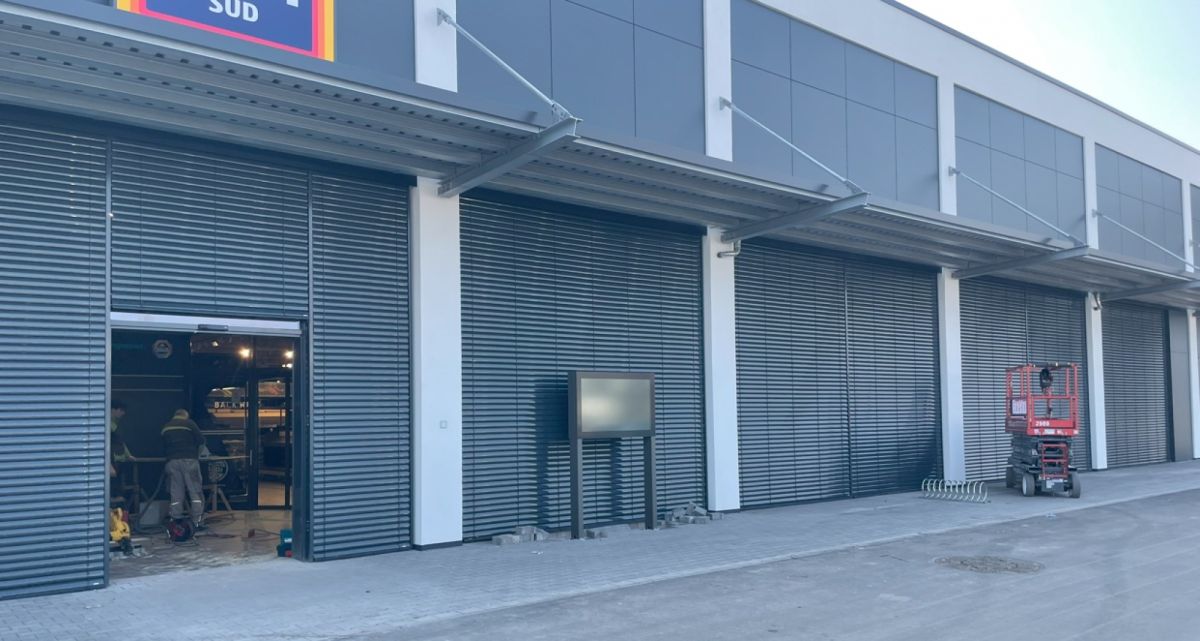 Frimey Supermarkt Sonnenschutz