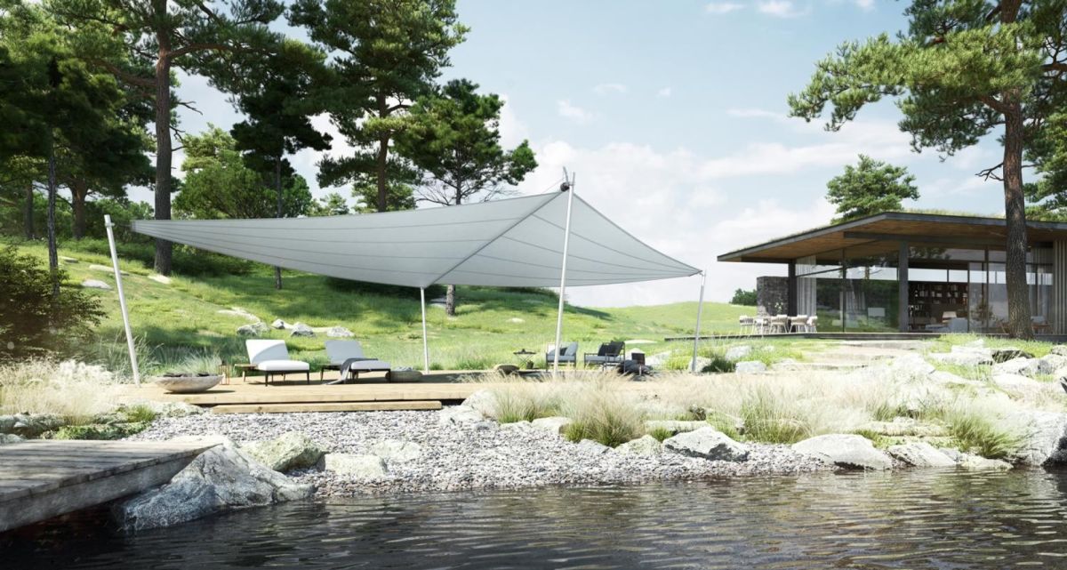 Frimey Sonnensegel kurbelbar