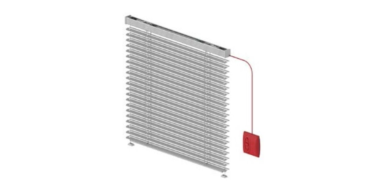 Innenjalousie mit Motor