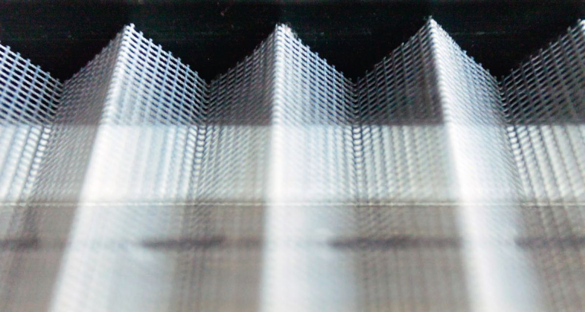 Insektenschutzplissee Gitter