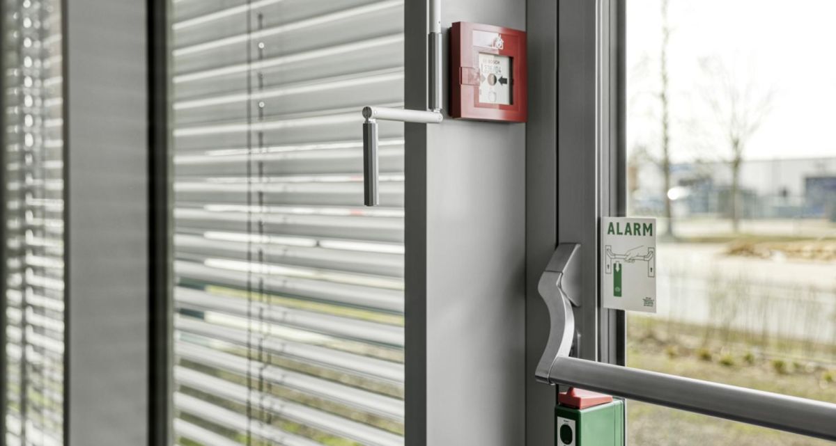 Frimey Raffstore für Fluchtwege