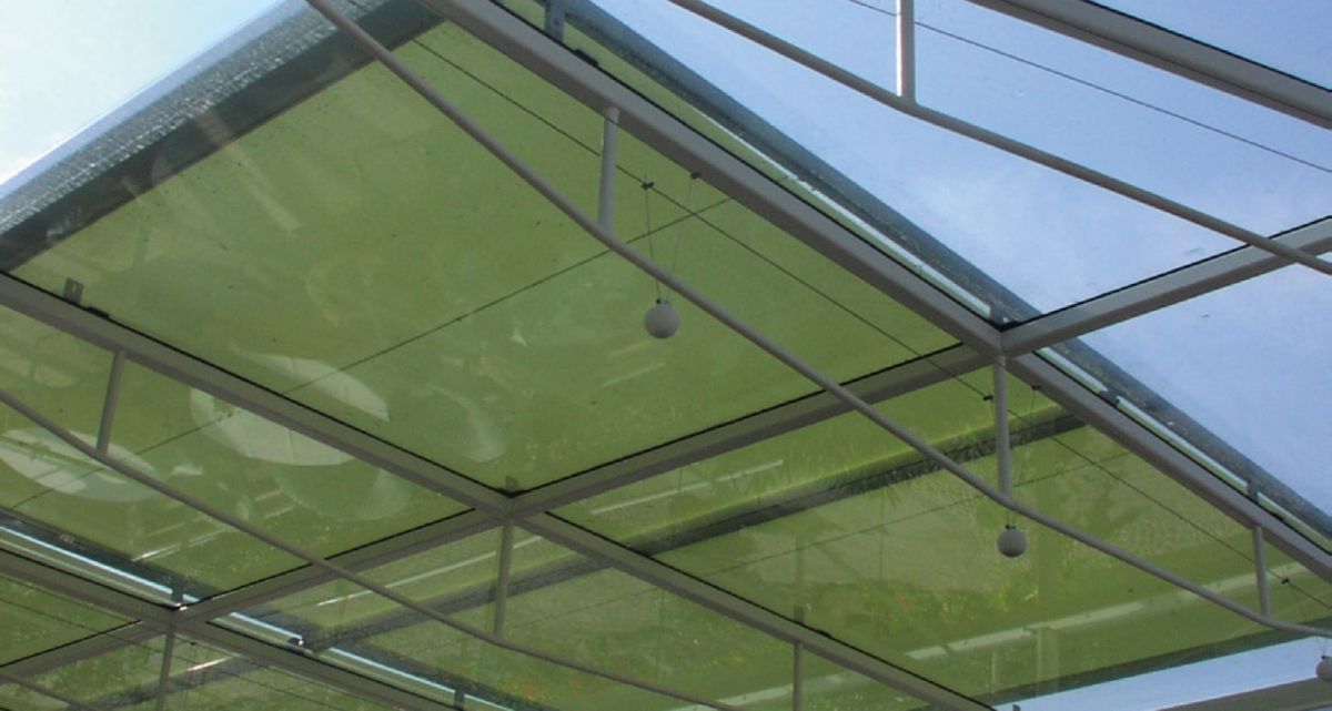 Frimey Wintergartenbeschattung Glaskonstruktion