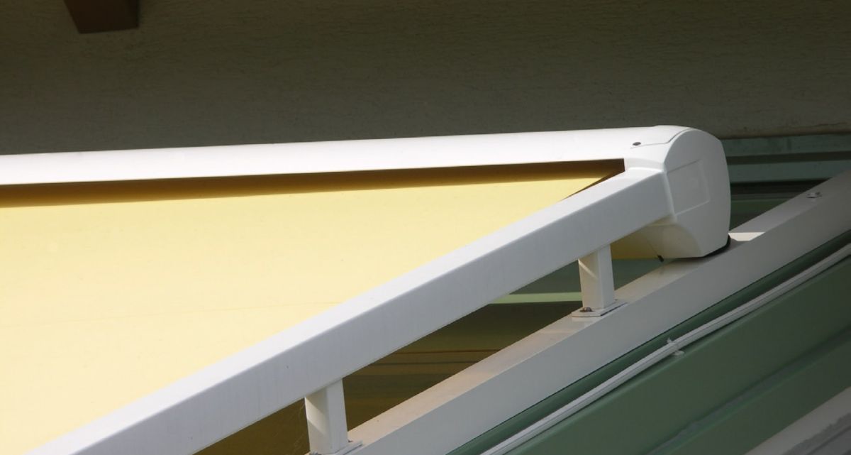 Wintergartenbeschattung auf dem Glasdach