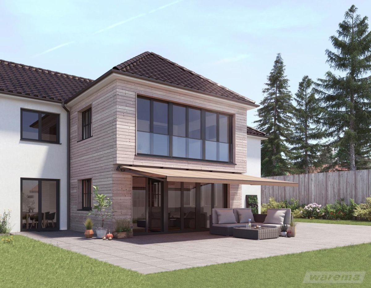 Frimey Gelenkarmmarkise Terrasse