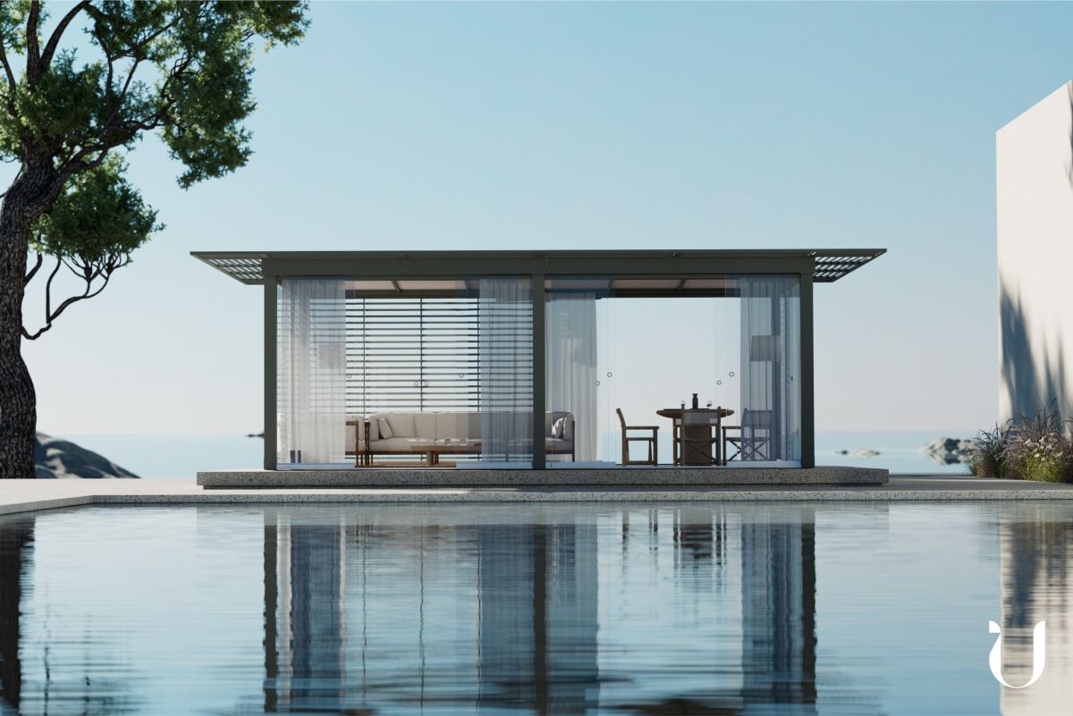 Frimey Pavillon Wohnraum Garten