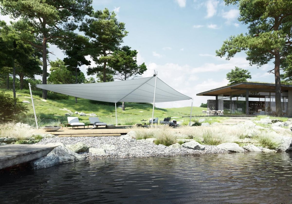 Frimey Sonnensegel kurbelbar