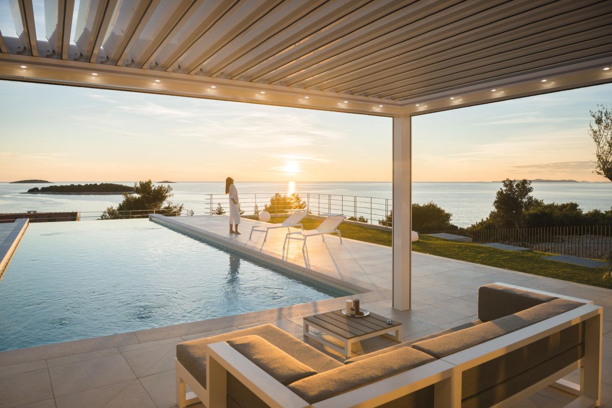 Frimey Terrassendach am Haus