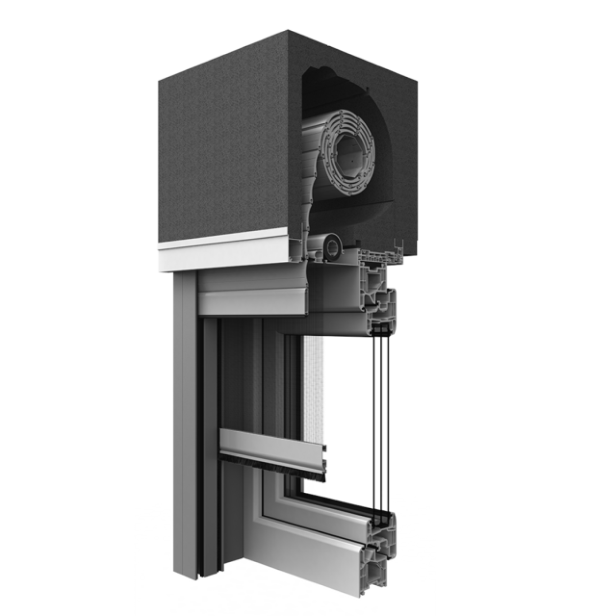 Frimey Aufsatzrollladen Revision außen