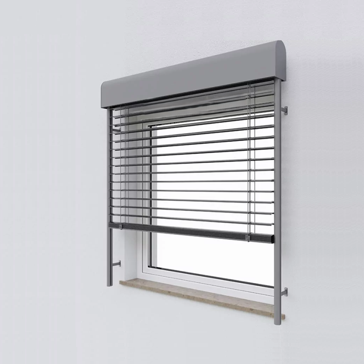 Frimey freitragender Raffstore rund