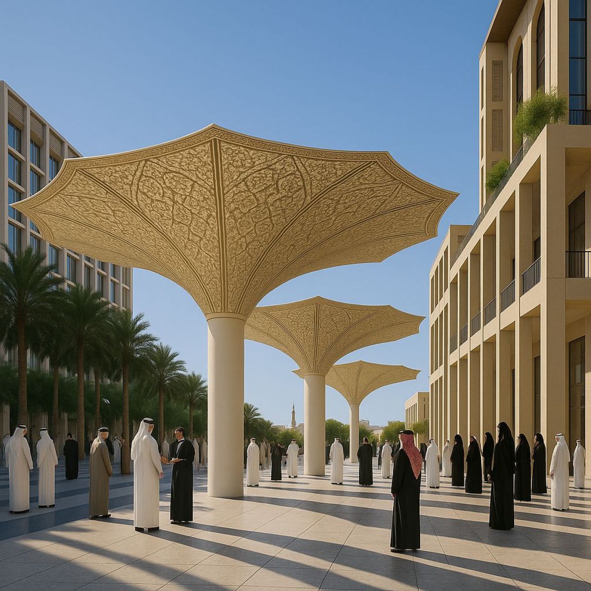 Frimey GmbH textile Architektur Tulpenschirm