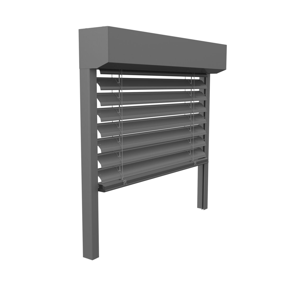 Frimey Vorbauraffstore eckiger Kasten