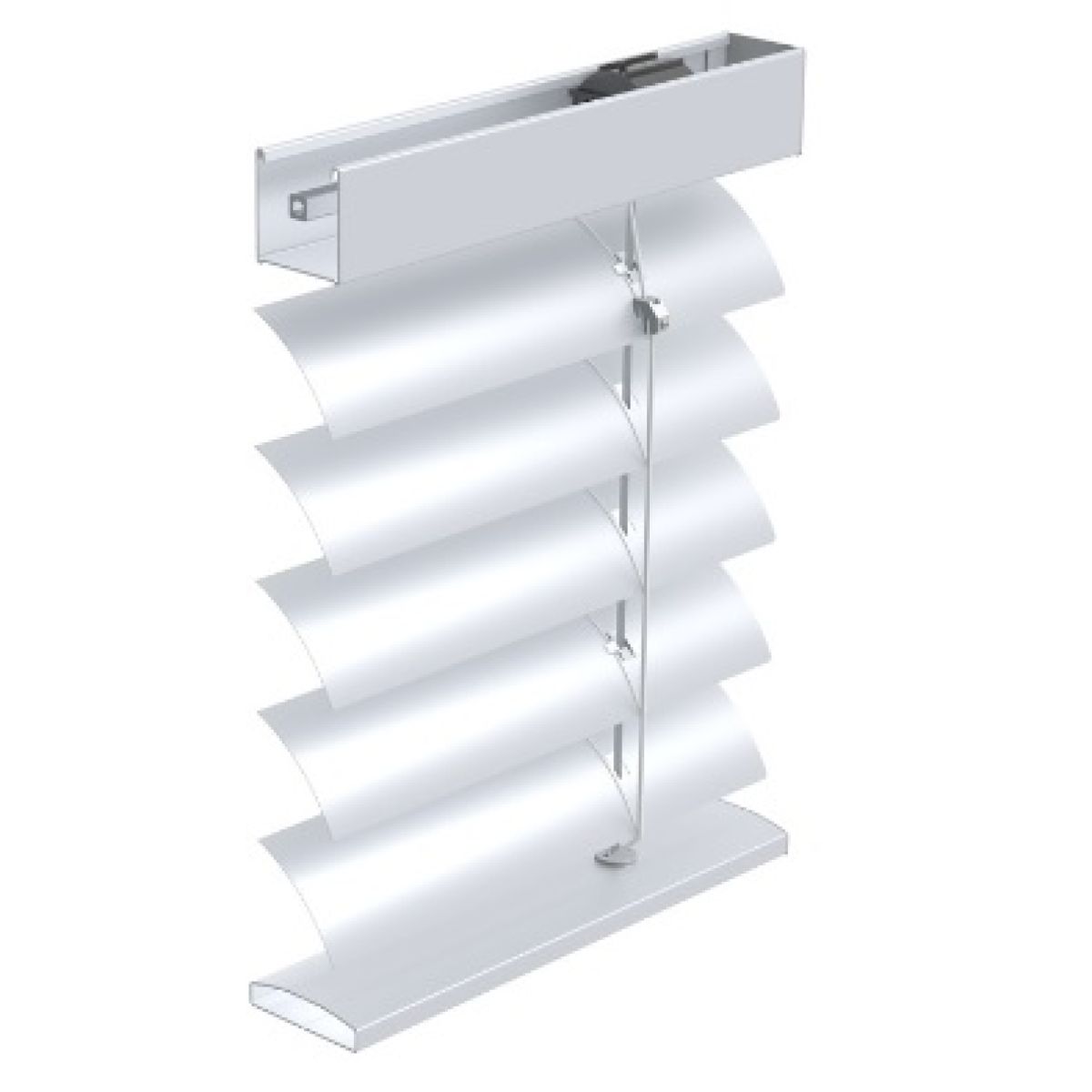 Innenjalousie halboffen